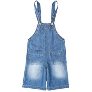 Jeansshort voor Kinderen - 100% Katoen - Donkerblauw - Maat 122 (7-8 Jaar)