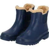 XQ-Footwear - Chelsea - Regenlaarzen - Blauw - Fake Fur Voering - Rubber