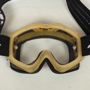 goggle voor kinderen cross fietshelm quad shot race gear grijs zwart