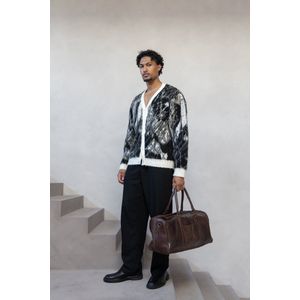 DOT AMSTERDAM - Vest - Mohair Cardigan - Striped - Maat M - Mohair