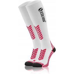 Sport Compressie Sokken Hardlopen - Wit - Maat 43-46