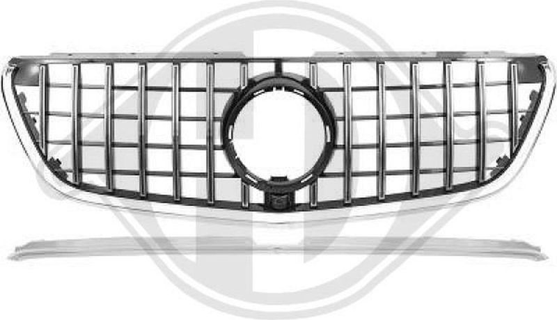 HD Tuning - Radiateurgrille Inzet - Mercedes-benz Evito Bestelwagen - Model: 2019-03 tot 2023-10-29