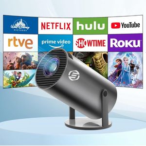 Equivera Mini Beamer - 1080p - Android Ondersteuning - Draagbaar