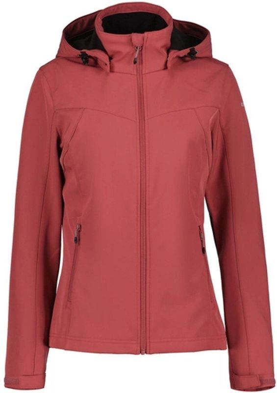 Jas Icepeak Women Brenham Softshell Jacket Carmine-Maat 46