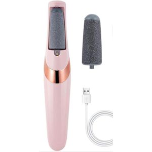 Professionele elektrische pedicure met opzetstukken en LED-verlichting voor voetverzorging