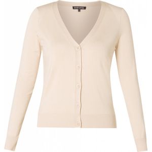 Base Level Fijngebreid Vest Beige