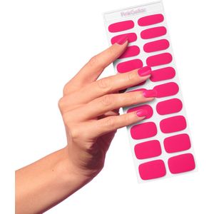 Pink Gellac - Gellak Stickers 0023 Rosy Red - Nail Art Gel Stickers - 20 stuks in 10 maten