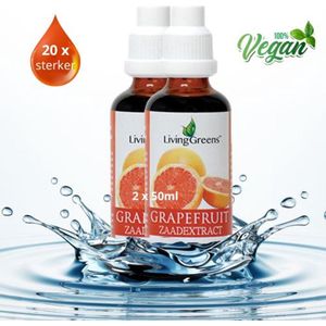 LivingGreens, Grapefruit, Grapefruit extract 2 stuks met vitamine C