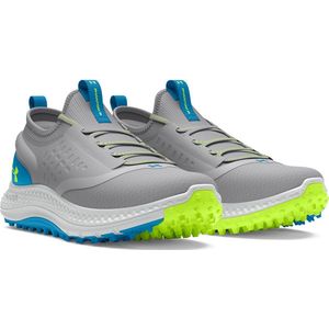 Under Armour - GS Charged Phantom SL-Mod - Golfschoenen - Gray / Capri / High-Vis Yellow