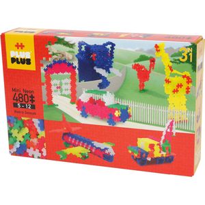 Plus-plus 3-in-1 Mini Neon 480 Stuks