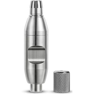 Neus- en oortrimmer van roestvrij staal, handmatige neus- en oortrimmer voor mannen en vrouwen, neus- en oortrimmer van roestvrij staal, handmatige neus- en oortrimmer