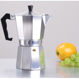 Espresso machine mug for 3 cups of coffee (150 ml) - aluminium - brewing capacity
