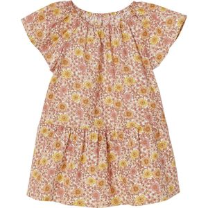 Vertbaudet Babyjurk met bloemen en vlindermouwen