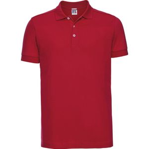 Men's Stretch Poloshirt 'Russell' Classic Red - M