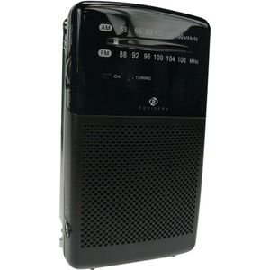 Equivera Transistor Radio - Transistor Radio op Batterijen - Draagbare Radio - Kleine Radio - Draagbare Radio op Batterijen - Transistorradio - Noodradio - Radio voor Rampen - Radio op Batterijen