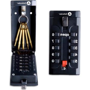 Wandmontage Key Safe met Drukknop Combinatie - Outdoor Key Box voor Wandmontage - Key Lock Box met Drukknop - Wandgemonteerde Sleutelkluis - Sleutelkast