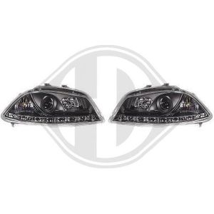 Seat - Diederichs 7425585 - Koplampen Set - Transparent - Chroom - Voor Voertuigen Met Lichthoogteregeling