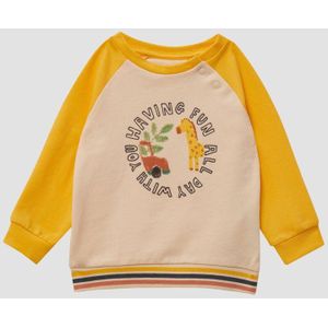 Sweatshirt - Zacht - Normale Pasvorm - Lange Mouwen - Drukknopen