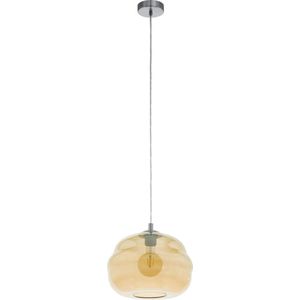 EGLO Dogato Hanglamp - 1 lichts - Ø33cm. - E27 - Amber glas