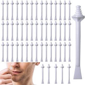 EXCITAT Neuswax applicators - Neuswax sticks - Neushaar wax applicators - Wax stick applicators - Geschikt voor het reinigen van de neusgaten en het verwijderen van neushaar - 50 stuks - Wit
