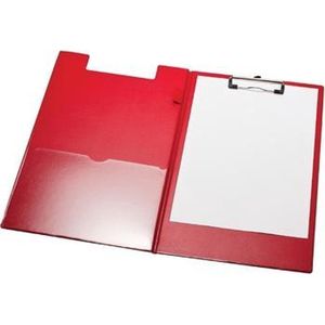 LPC Klemmap klembord met omslag rood - A4 -