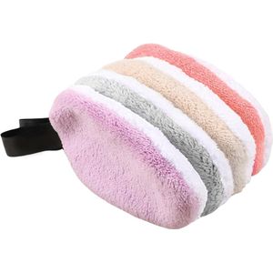 Wasbare make-uppads - Set van 4 microvezel pads in diverse kleuren - Herbruikbare duurzame oplossing voor precies make-up verwijderen