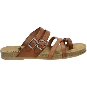 Cosmos - 6106801 - Dames Slippers - Cognac