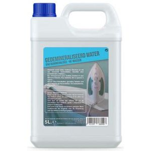 Gedemineraliseerd water - Strijkwater - osmose - accuwater - gedestilleerd water - 5L - 5000ML