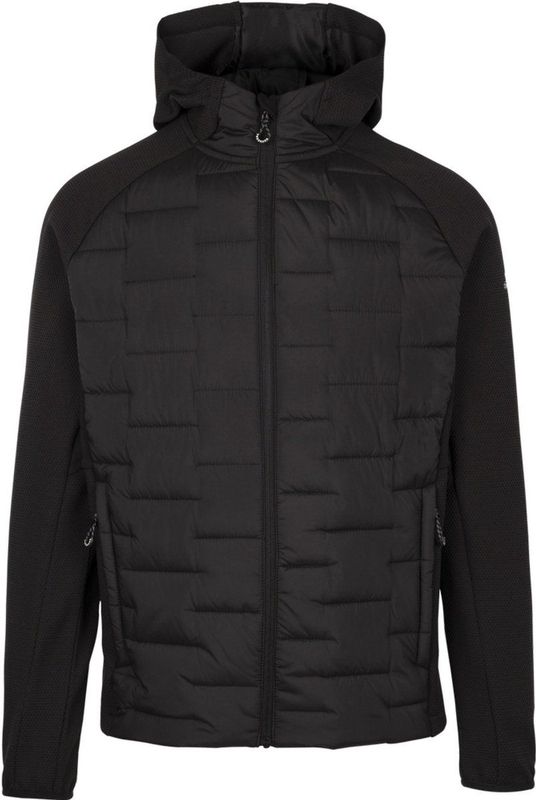 Trespass - Heber Hybrid Hoodie - Winterjacke - Zwart