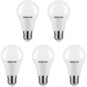 Asalite - LED Lamp A60 - E27 Fitting - Warm Wit Licht - 7W = 50W - 630 Lumen - 3000K - 5 stuks
