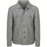Suitable - Overshirt - Grijs - Boiled Wool Blend