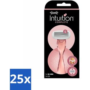 25 x Wilkinson Sword - Scheermes - Intuition Complete - Efficiënt - 1 scheermes - Gevoelige Huid - Scheergel - Scheerbehandeling - Wilkinson Sword - Intuition Complete