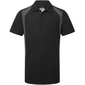 Portwest WX2 - Poloshirt - Zwart/Grijs - Korte Mouw