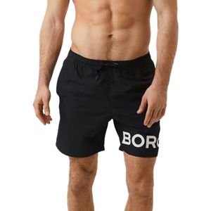 Björn Borg Swim Shorts - heren zwembroek - zwart - Maat: XS