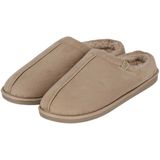 Apollo - Heren Sloffen - Zand - Suede Buitenkant - Met Wol - Instap