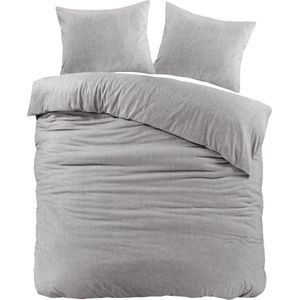 Papillon Brienz Flanel Dekbedovertrek - Lits-jumeaux - 240 x 200/220 cm - Grijs