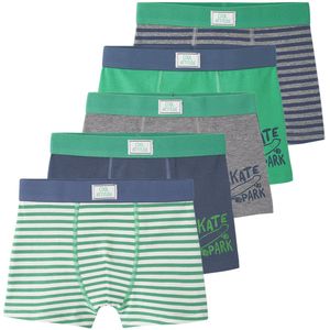 Boxershorts - Skatethema - Set van 5 - 96% Katoen, 4% Elastaan