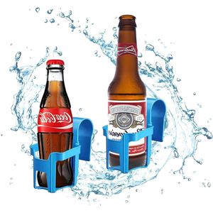 Allecto Plus - Hangende Bekerhouder voor Zwembad met 2 Bekerhouders - Drankhouder voor Dranken, Mobiele Telefoons en Sleutels