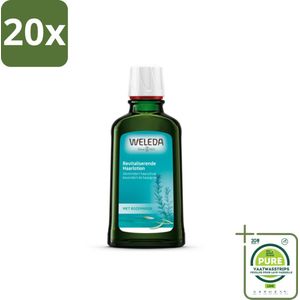 20 x WELEDA - Haarlotion - Rozemarijn - 100 ml - Grootverpakking - Haaruitval - Haargroei Stimuleren - Natuurlijke Haargroei - Rozenmarijn Haarlotion - Haarlotion