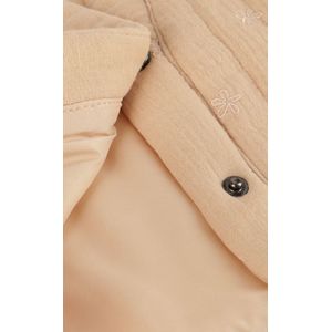 Daily7 - Bloemen gilet - Orange - Maat 110