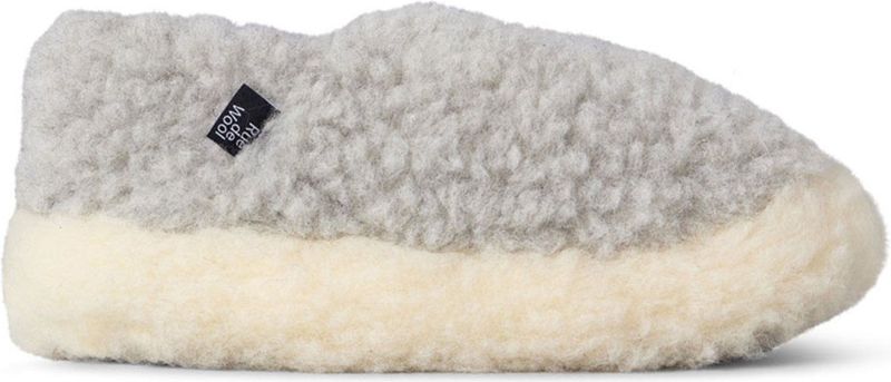 Rue de Wool - The Nordic V2 - Pantoffel - Foggy Grey/Natural - 100% Wol