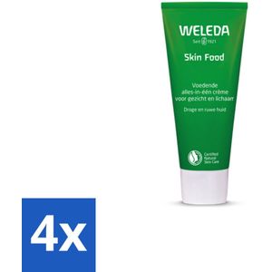WELEDA - Crème - Skin Food - Droge huid - 75 ml - Voordeelverpakking - 4 stuks