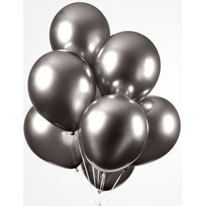 Ballonnen Space Grey 30cm | 100 stuks
