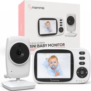 Mammie Mini Babyfoon Met Camera - Uitbreidbaar tot 4 Baby Camera's - Baby Monitor