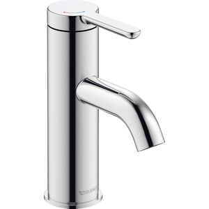 Duravit C.1 ééngreeps wastafelmengkraan S, FreshStart, Minusflow, projectie 91mm, zonder afloop, C11013002010