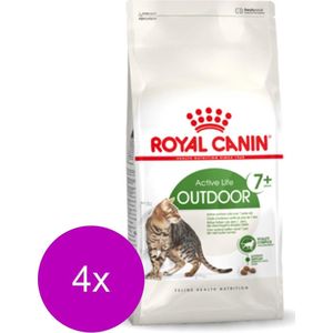 Royal Canin Fhn Outdoor 7plus - Kattenvoer - 4 x 4 kg