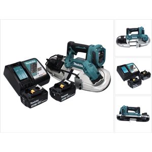 Makita DPB 183 RF accu lintzaag 18 V 66 mm borstelloos + 2x accu 3.0 Ah + lader