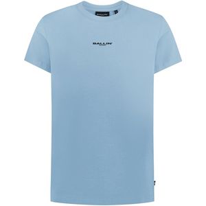 Ballin Amsterdam - Urban Jungle T-shirt - Mid Blue Grey - Regular Fit