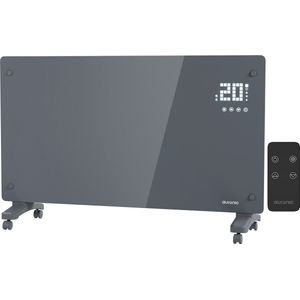 Auronic Elektrische Kachel - 2500W - Thermostaat - Afstandsbediening - Grijs