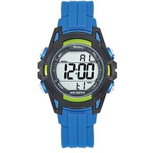 Tekday-Digitaal horloge-Blauwe Silicone band-waterdicht-sporten/zwemmen-38MM-Sportief